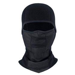 byou Balaclava, Sturmhaube, Unisex, Winter, warm, Fleece, multifunktional, volle Abdeckung, für Motorrad, Radfahren, Fahrrad, Wandern, Skateboard, Outdoor-Sport von byou