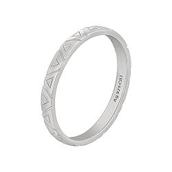 cai Damen Ring 925/- Sterling Silber Glänzend ohne Stein weiß 274270239 von caÏ