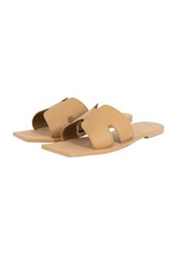 caissa Damen Flat Sandal, Kamel, 38 EU von caissa