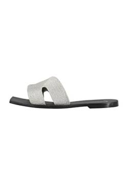 caissa Damen Flat Sandal, Silber, 38 EU von caissa