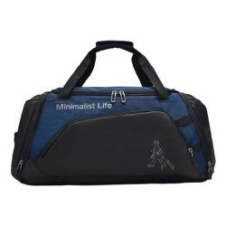 Sporttasche, Sport-Reisetasche mit Schuhfach, groß, wasserdicht, geräumig, Workout-Tasche, schmutzabweisend, Fitness-Ausrüstung, aktive Lifestyle-Tragetasche für Familie, Freunde und Kollegen, grau, 1 von caits