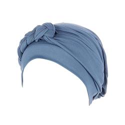 Bonnet Hijab,Bonnet Kopftücher Schal Hut Kopfbedeckung Schlafmütze Muslimisches Chemotherapie-Kappe Kopftuch Baumwolle Turban Mütze Muslim Hijab Beanie Chemo für Krebs Haarausfall Chemotherapie von callmo