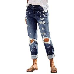 Damen Cargohose Baggy Low Waist Cargo Jeans Gerade Breites Bein Denim Hosen Y2k Aesthetic Vintage Jeanshosen 90er Streetwear Jeanshose Straight Leg Pants Loose Fit Boyfriend Pants von callmo