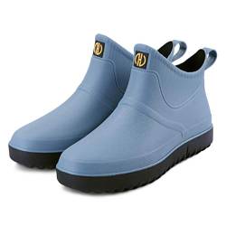 Gummistiefel Damen Gummistiefel Damen Halbhoch Wasserdicht Regenstiefel Atmungsaktiv Gummistiefeletten Rutschfeste Regenstiefel Gartenschuhe Croslite und Gummisohlen gummistiefel 28 gummistiefel 41 von callmo