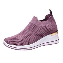 Laufschuhe Damen On Schuhe Damen Sneaker Workout Atmungsaktiv Schnürschuhe rutschfest Sommer Weiche Leichte Turnschuhe Fitnessschuhe Laufen Fitnessstudio Halbschuhe Outdoorschuhe Für Sporthalle Outdo von callmo