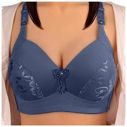 Seamless BH Damen BHs Verschluss vorne Klassische Frauen Büstenhalter Ohne Bügel Unterwäsche Dessous Gepolstert Push-up Multiway Sport Bra Geblümt Umstands- & Still-BHs Komfort Nahtlose Große Größen von callmo