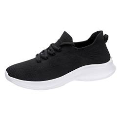 Sneaker Plateau Damen Running Tennis Schuhe Luftkissen Arbeitsturnschuhe Lässige Slip On Walkingschuhe Straßenlaufschuhe Plate Schuhe für Schule Walking Fitness Gym Sport von callmo