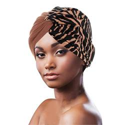 Turban Damen Sommer Strand,Headwraps Chemo Hut für Haarausfall, Krebs, Chemotherapie Kopfbedeckung Damen Mütze Bambus Kopftuch Frauen Baumwolle Indien Muslim Stretch Turban mit Haarausfall - Krebspat von callmo