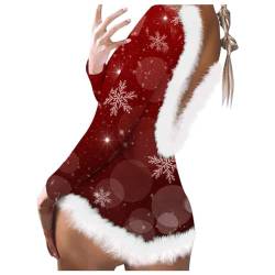 Weihnachten Dessous Set Damen - Nikolaus Dessous Frauen Festival Spitze Reizwäsche Bodydoll Weihnachten Cosplay Women Robe Sleepkleidun Erotik Reizwäsche Frau Weihnachtsmann Nachtwäsche von callmo