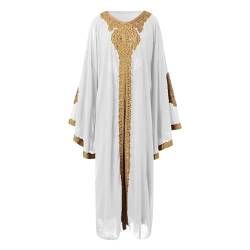 callmo Muslimisches Kleid für Damen Abaya Gebetskleidung Naher Osten Dubai Türkei Arabische Islamische Kleidung Einteiliges Maxikleid in voller Länge Arabische Kleidung Damen von callmo