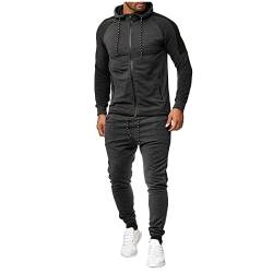 callmo Trainingsanzug für Herren, Bequemer Tracksuit für Sport, Freizeit und Reisen, Die Jogginghose & Trainingsjacke Sind Atmungsaktiv, Schnell Trocknend Trainingsanzug Herren von callmo