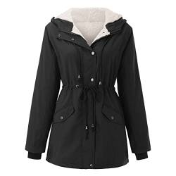 callmo Winterjacke Damen Damen Winterjacke Wintermantel Damen Damen Wintermantel Mantel Damen Damen Mantel Kurz üBergangsjacke Damen Damen üBergangsjacke Schwarz von callmo