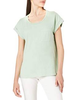 Camel Active Womenswear Damen 3096355T55 T-Shirt, Minze Grün, M von camel active