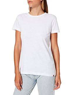 Camel Active Womenswear Damen Basic T-Shirt, Weiß, XXL von camel active