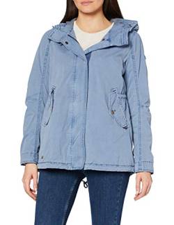 Camel Active Womenswear Damen Parka Parka, Blau (Denim Blue 40), 44 von camel active