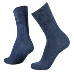 camel activ Herren Socken 3er-Pack Uni Basic 6593 / Men Socks 3pack (43-46, 430 denim melange) von camel active