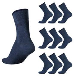 camel active Basic Socks 9er Pack 6593 430 denim melange Strumpf grau, Size:39-42 von camel active