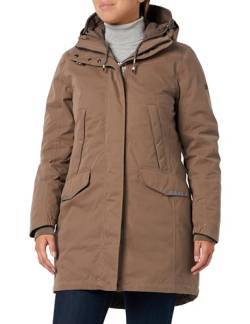 camel active Damen 2- in-1- teXXXactive® Funktionsjacke mit gesteppter Innenjacke Braun womenswear-38 von camel active