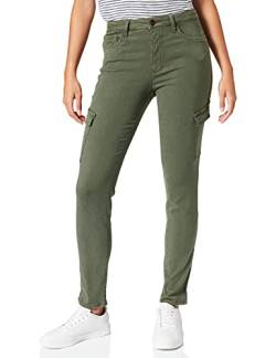 camel active Damen Cargo-Hose Slim Fit 30 Dunkelgrün womenswear-33/30 von camel active