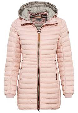 camel active Damen Lange Steppjacke mit abnehmbarer Kapuze Rose womenswear-38 von camel active