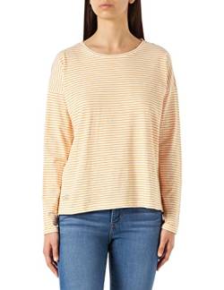 camel active Damen Longsleeve Shirt gestreift aus Organic Cotton Orange Womenswear-S von camel active