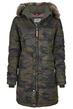 camel active Damen Parka Carbon Camouflage 38 Damen Parka Carbon Camouflage 38 von camel active