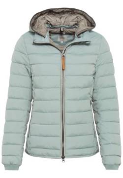 camel active Damen Steppjacke mit abnehmbarer Kapuze Grün Grau womenswear-42 von camel active