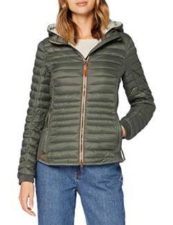 camel active Damen leichte Steppjacke mit abnehmbarer Kapuze Khaki womenswear-36 von camel active