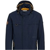 camel active Funktionsjacke Camel Active Herren Kurzjacke mit Abnehmbarer Kapuze in blau (1-St) Abnehmbare Kapuze von camel active