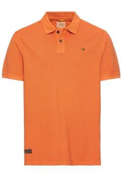 camel active Herren Piqué Poloshirt aus zertifiziertem Organic Cotton Orange Menswear-L von camel active