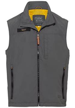 camel active Herren 460640/1O15 Vest, Shadow Grey, 52 von camel active