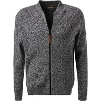 camel active Herren Cardigan grau Baumwolle unifarben von camel active