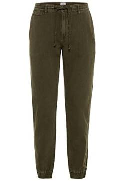 camel active Herren Chino aus Leinenmix 32 Oliv menswear-35/32 von camel active