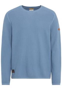 camel active Herren Feinstrickpullover aus Organic Cotton Blau Menswear-XXL von camel active