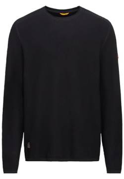 camel active Herren Feinstrickpullover aus Organic Cotton Schwarz Menswear-XXL von camel active