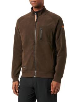 camel active Herren Fleecejacke aus recyceltem Polyester Braun menswear-XXL von camel active