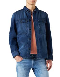 camel active Herren Jeansjacke aus Baumwolle Indigo Blau menswear-50 von camel active