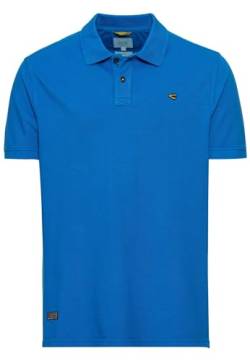 camel active Herren Piqué Poloshirt aus zertifiziertem Organic Cotton Blau Menswear-XXL von camel active