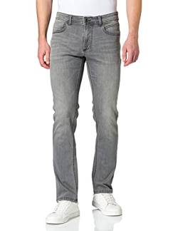 camel active Herren Regular Fit 5-Pocket Organic Cotton Jeans 32 Grau menswear-44/32 von camel active