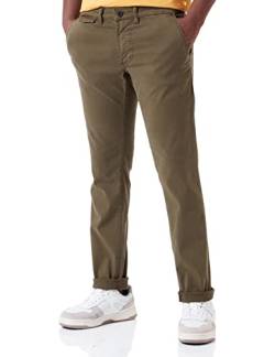 camel active Herren Slim Fit Chino 32 Oliv-Braun menswear-31/32 von camel active