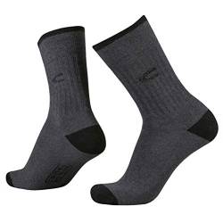 camel active Herren Socken 2 er Pack 6510 / camel active sportsocks 2 pack, Gr. 43-46, Grau (anthracite mottled 620) von camel active