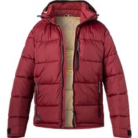 camel active Herren Steppjacke rot Mikrofaser unifarben von camel active