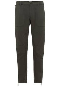 camel active Herren Tapered Fit Worker Chino 34 Dunkelgrün menswear-34/34 von camel active