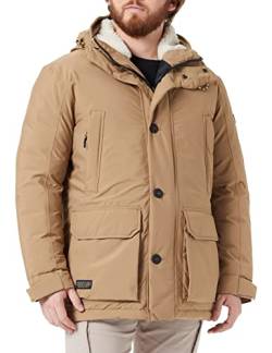 camel active Herren teXXXactive® Funktionsjacke aus recyceltem Polyester Hellbraun menswear-52 von camel active