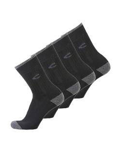 camel active SportSocken 4 Pack schwarz 4 Paar Plüschsocken, SockSizes:43-46 von camel active