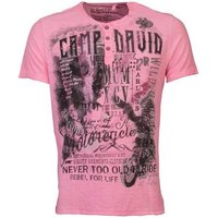 CAMP DAVID Henleyshirt mit Biker Arwork von camp david