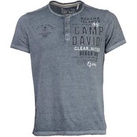 CAMP DAVID T-Shirt Henley-Shirt von camp david