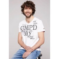 CAMP DAVID T-Shirt mit Logo-Druck von camp david