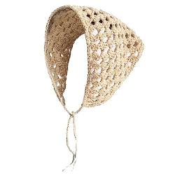 Gestricktes Stirnband für Frauen Stretch Turban Einfarbig Häkeln Ethnischen Stil Krawatte Kopf Wrap Stirnband von caoxhenr