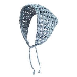 Gestricktes Stirnband für Frauen Stretch Turban Einfarbig Häkeln Ethnischen Stil Krawatte Kopf Wrap Stirnband von caoxhenr